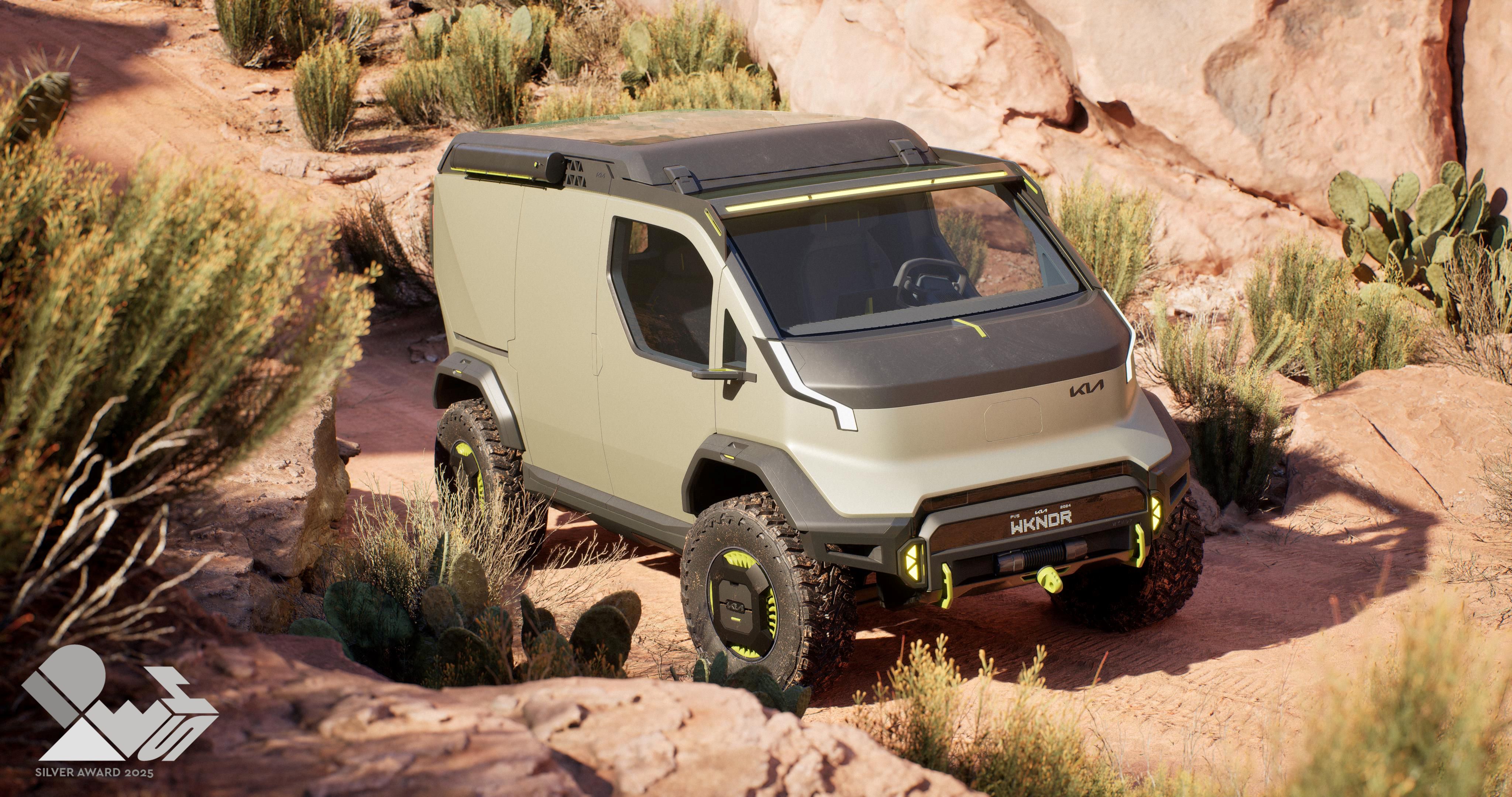IDEA 2025 Honors Kia PV5 WKNDR Concept with Silver Award