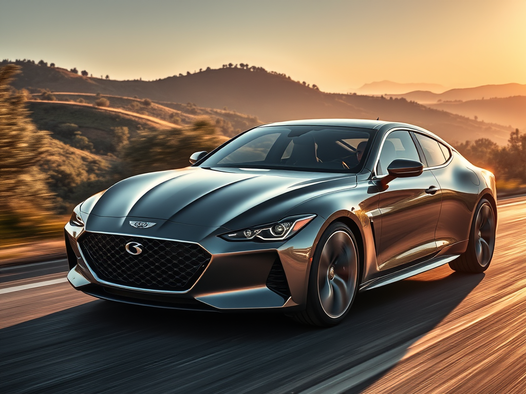 A Moving Work of Art: The Genesis X Gran Coupe Concept on the Italian Countryside